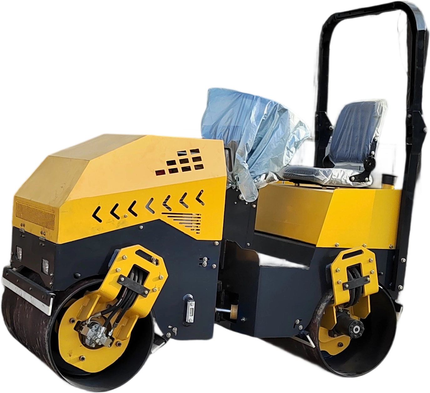 The Road Construction Kingpin – Lutong 2-ton Small Fully Hydraulic Double Drum Vibratory Roller